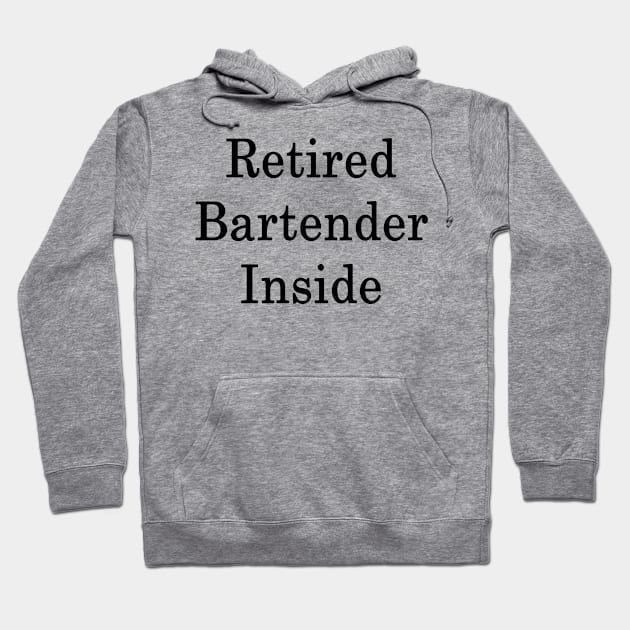 Retired Bartender Inside Hoodie by supernova23